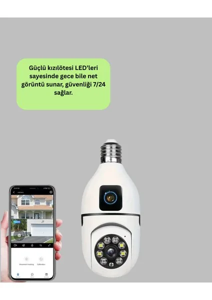 Tak Çalıştır Ampul Kamera — Full HD 1080P